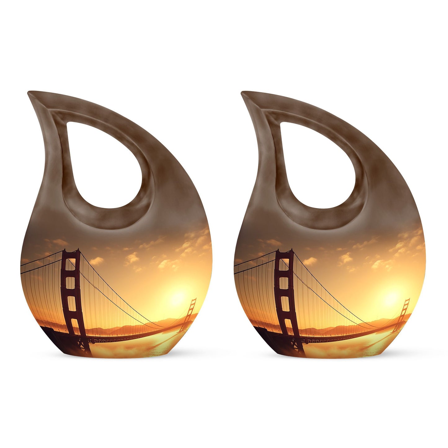 Medium-sized Golden Gate Bridge urn