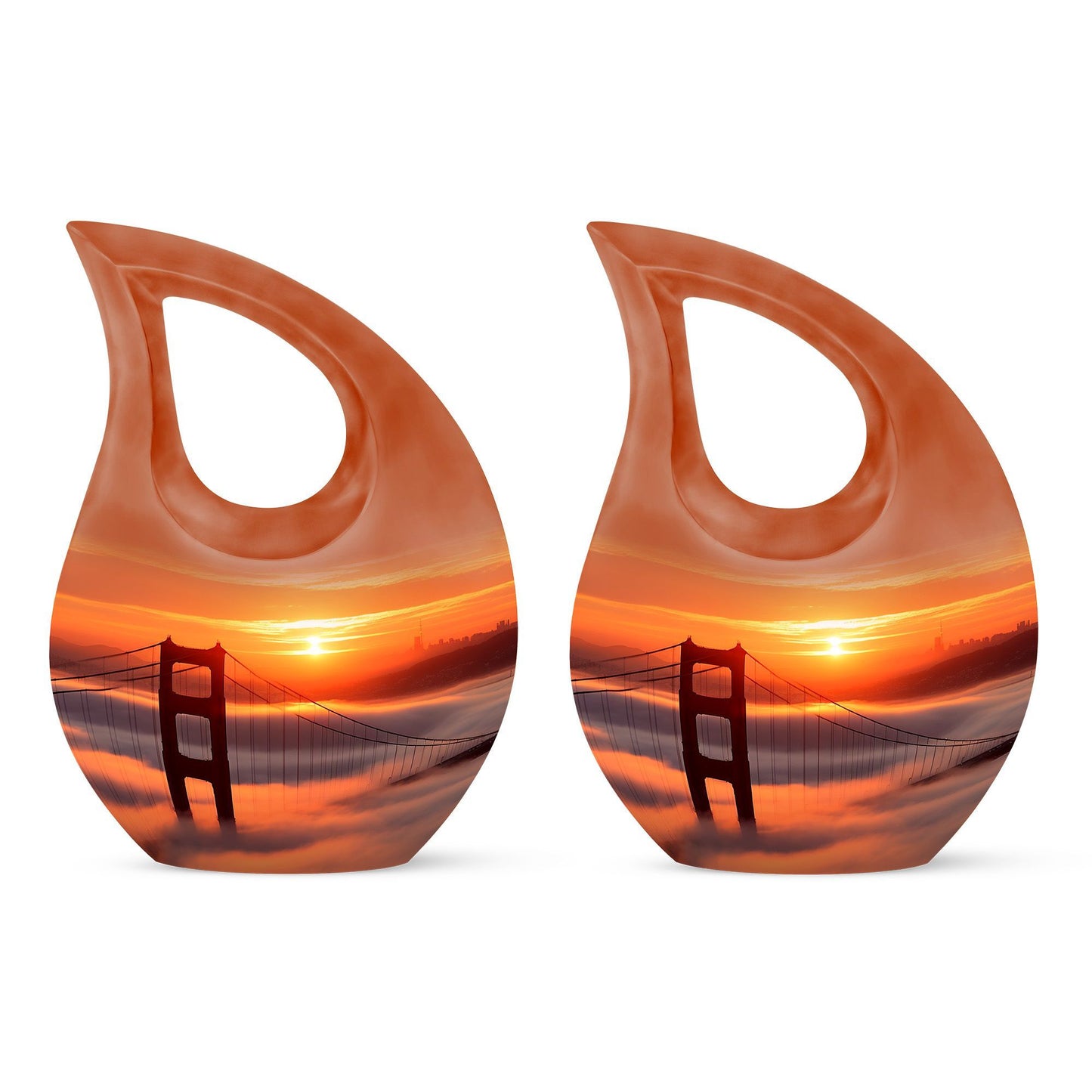 Cross Drop Golden Gate Bridge Cremation Urn