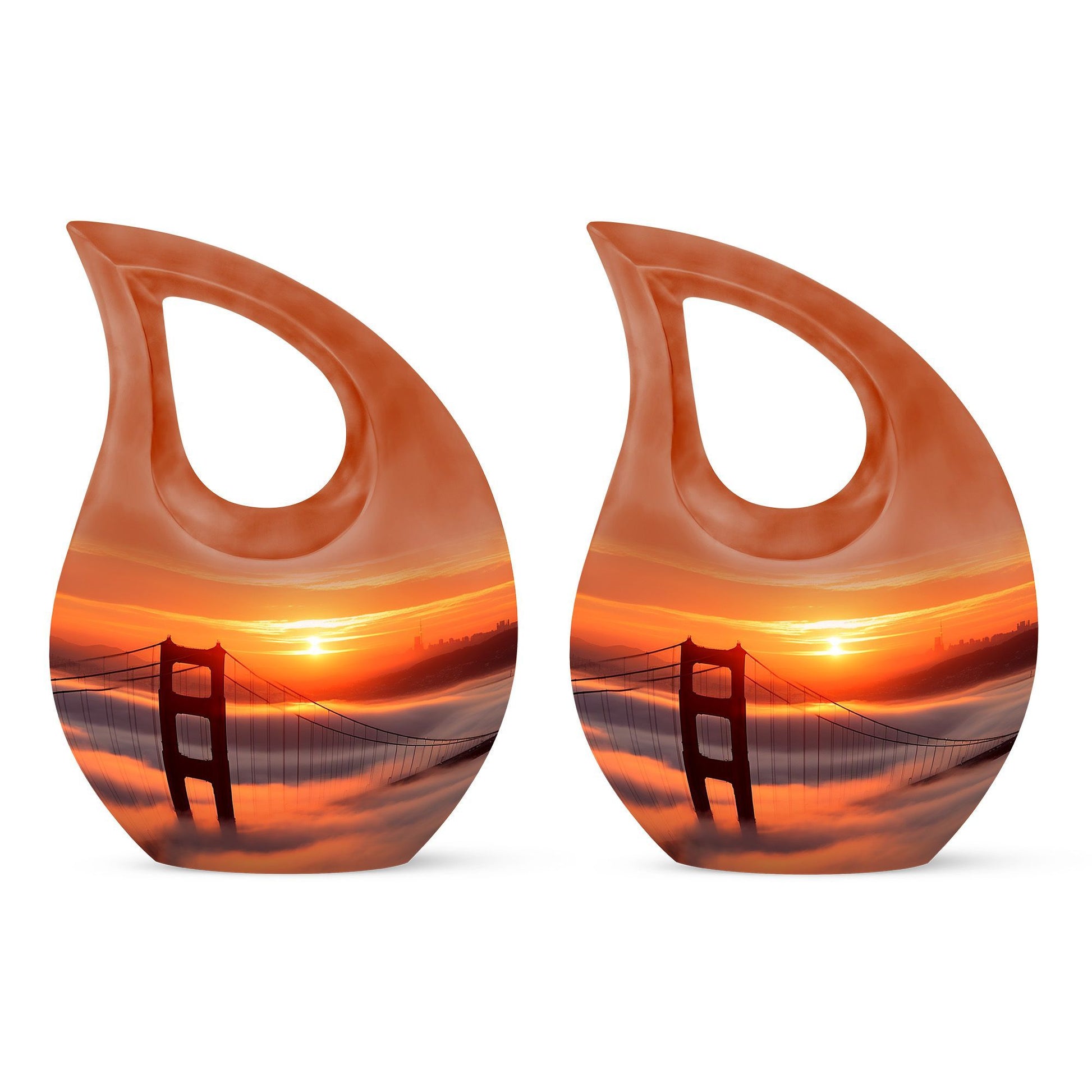 Cross Drop Golden Gate Bridge Cremation Urn