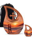 Cross Drop Golden Gate Bridge Cremation Urn
