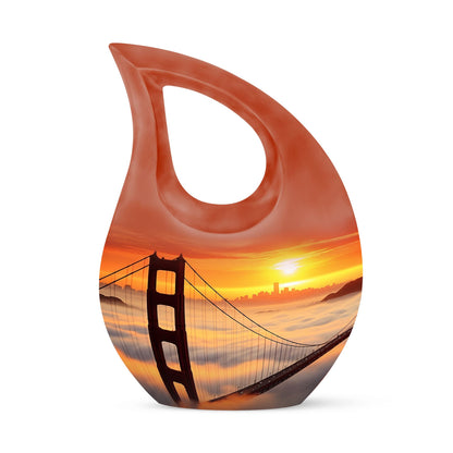 Small 10-inch Golden Gate Bridge urn