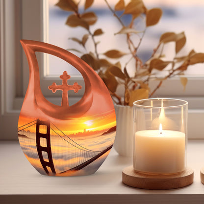 Small 10-inch Golden Gate Bridge urn