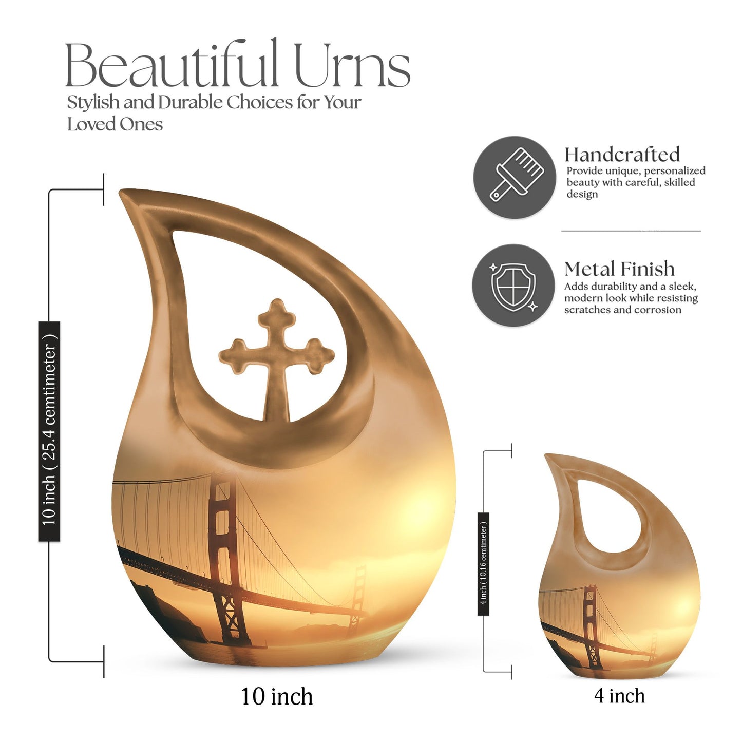 10-inch Golden Gate Bridge Urn