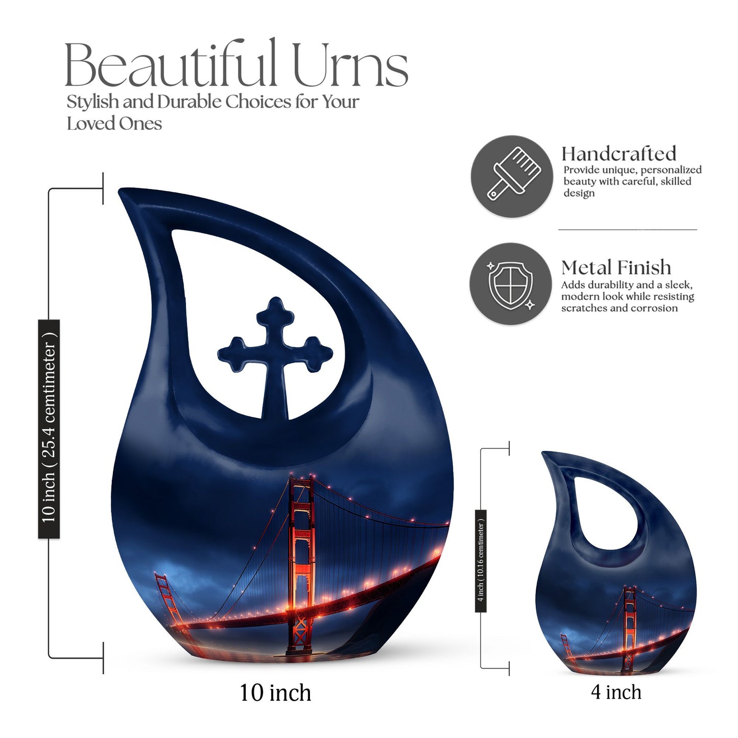10-inch Golden Gate Bridge Urn