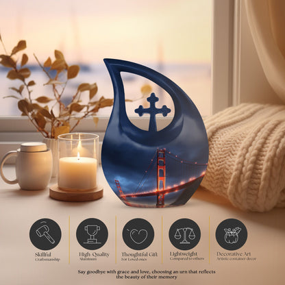 10-inch Golden Gate Bridge Urn