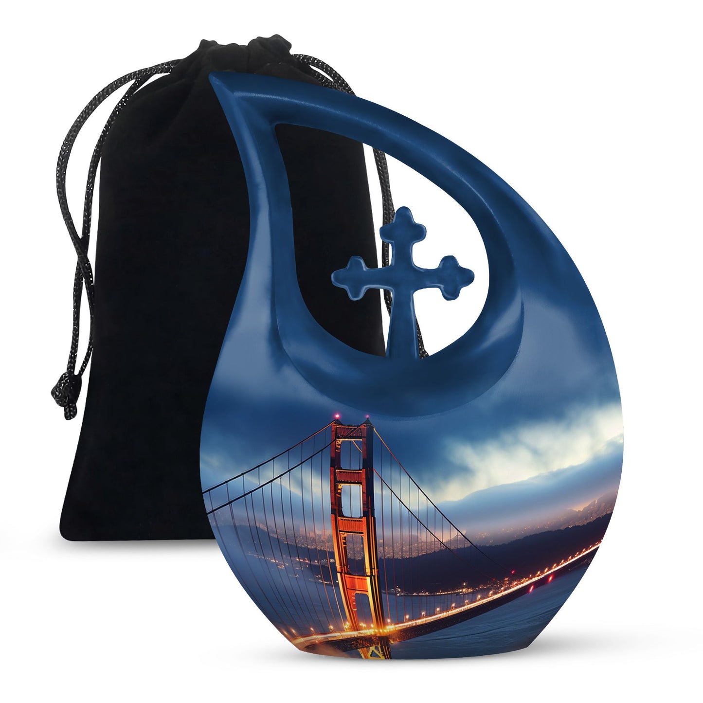 Customizable Golden Gate Bridge Urn 