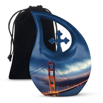 Customizable Golden Gate Bridge Urn 