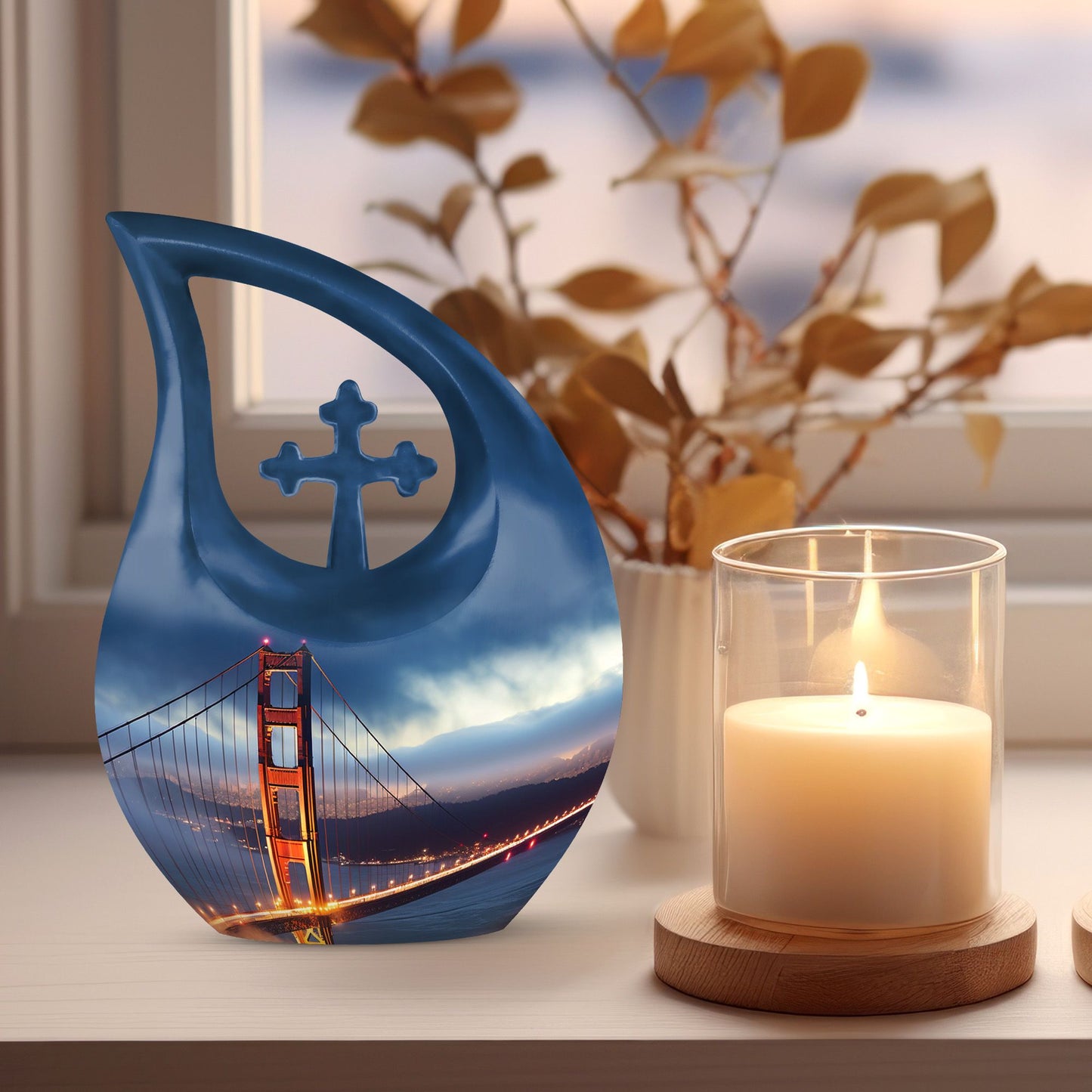 Customizable Golden Gate Bridge Urn 