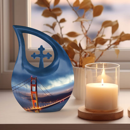 Customizable Golden Gate Bridge Urn 