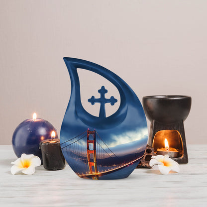 Customizable Golden Gate Bridge Urn 