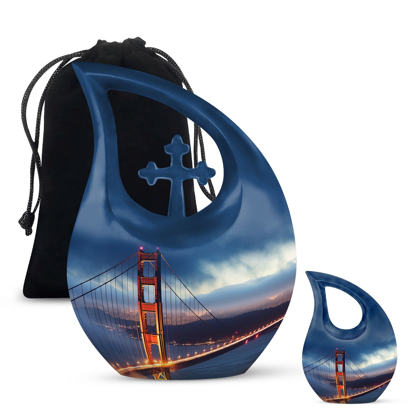 Customizable Golden Gate Bridge Urn 
