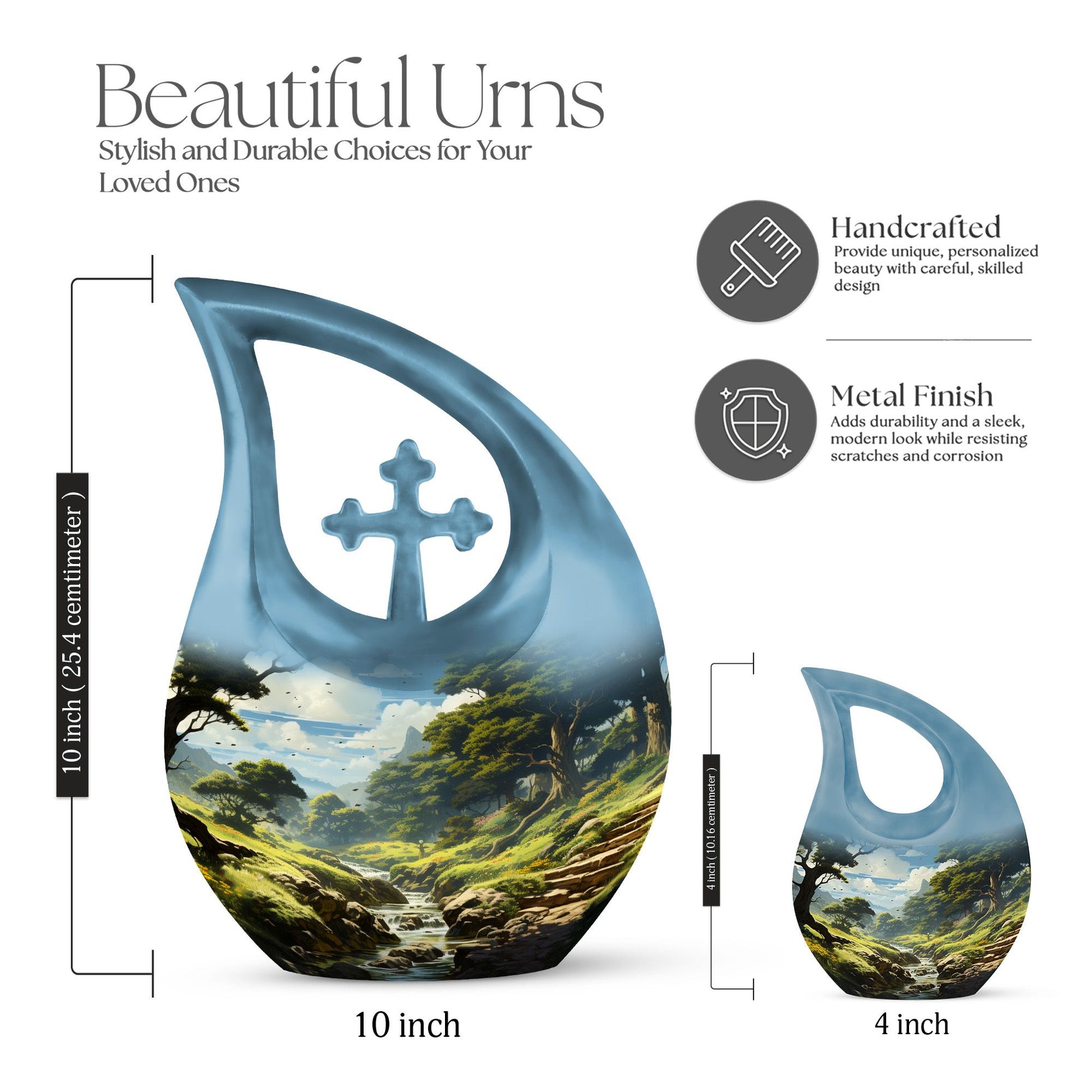 Wilderness themed Urn