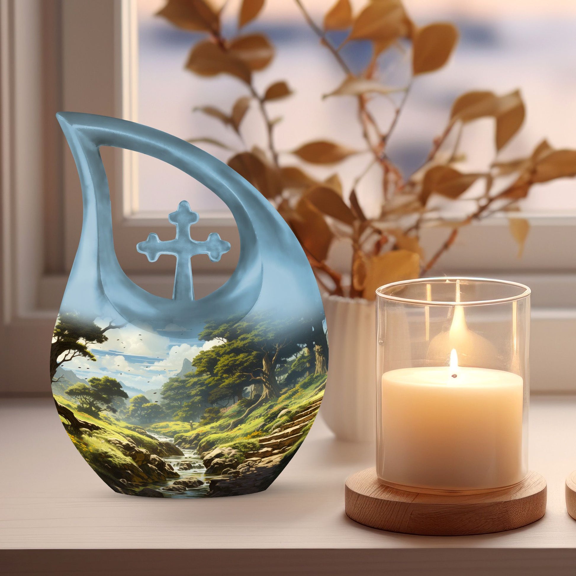 Wilderness themed Urn