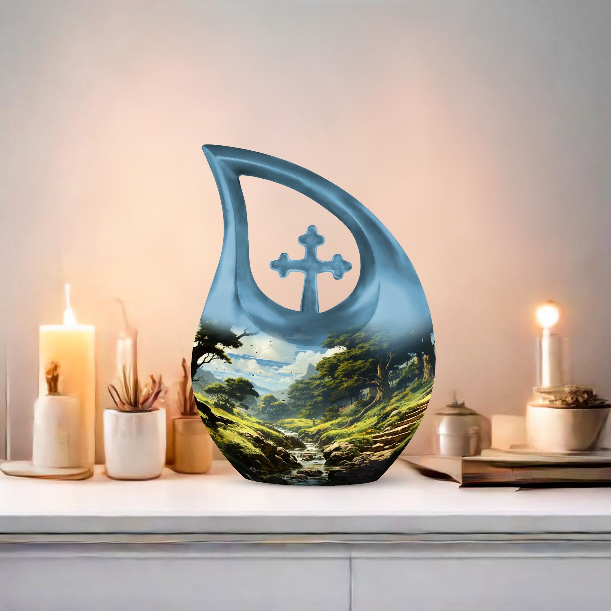 Wilderness themed Urn