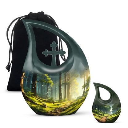Wilderness urn for ashes