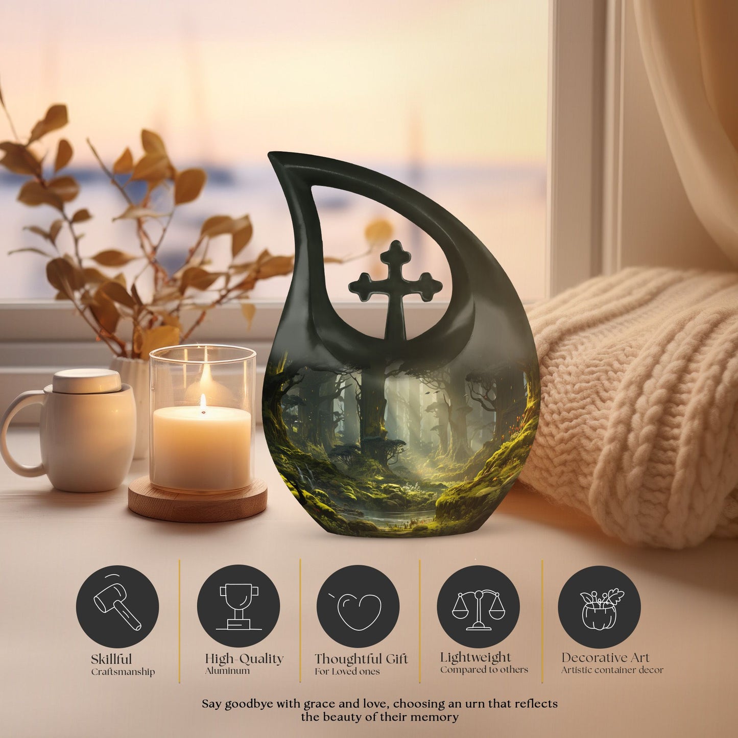 Wilderness Urn for Human Ashes