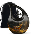 Deer Themed Biodegradable Urn