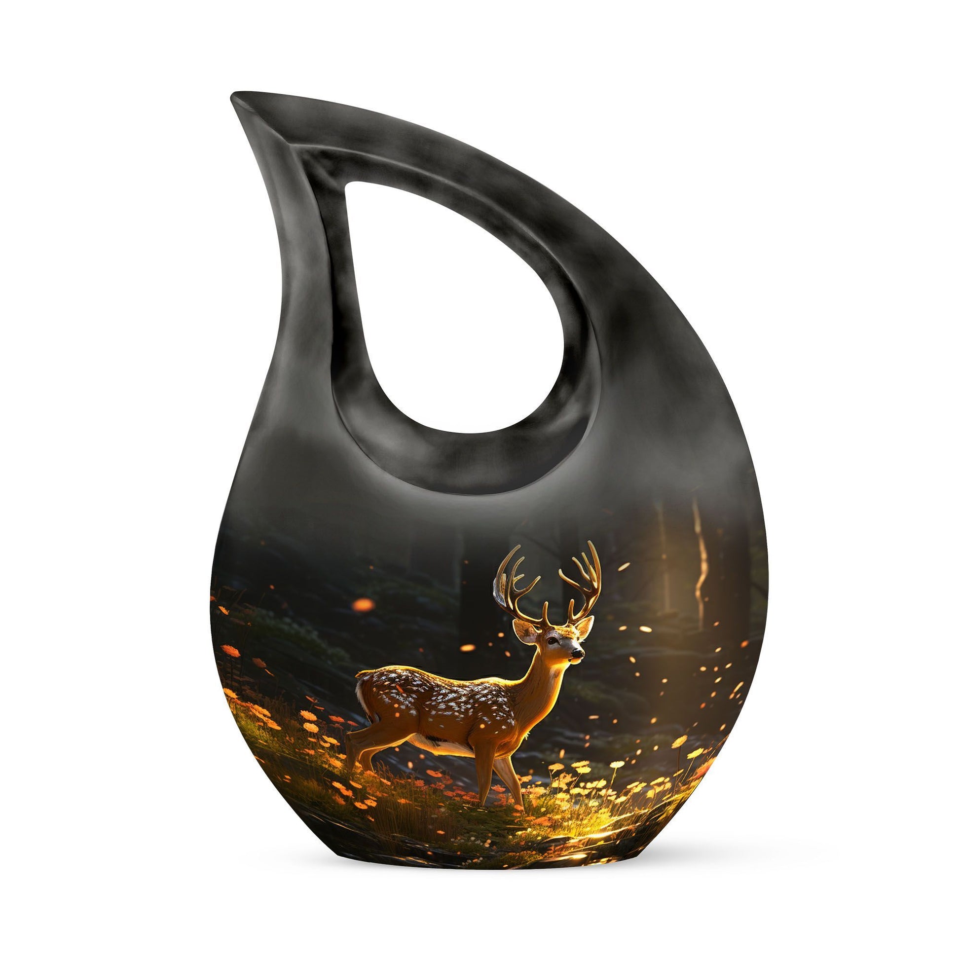 Deer Themed Biodegradable Urn