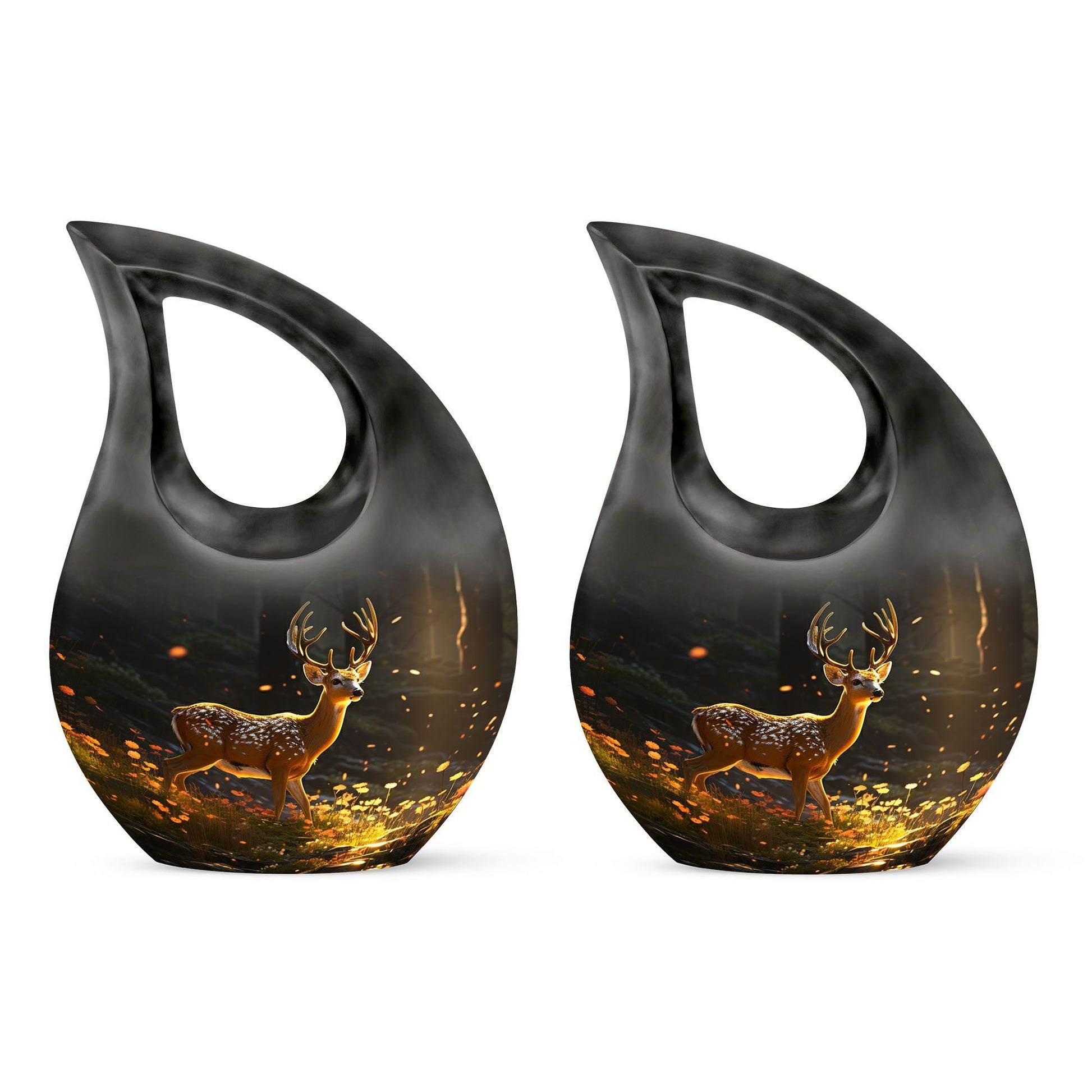 Deer Themed Biodegradable Urn