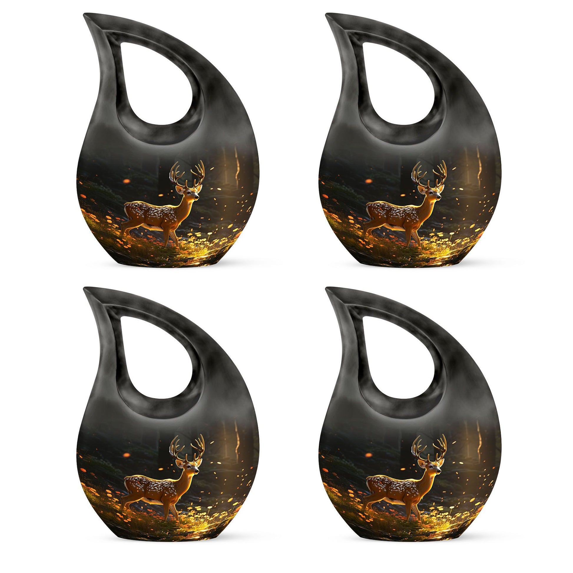 Deer Themed Biodegradable Urn