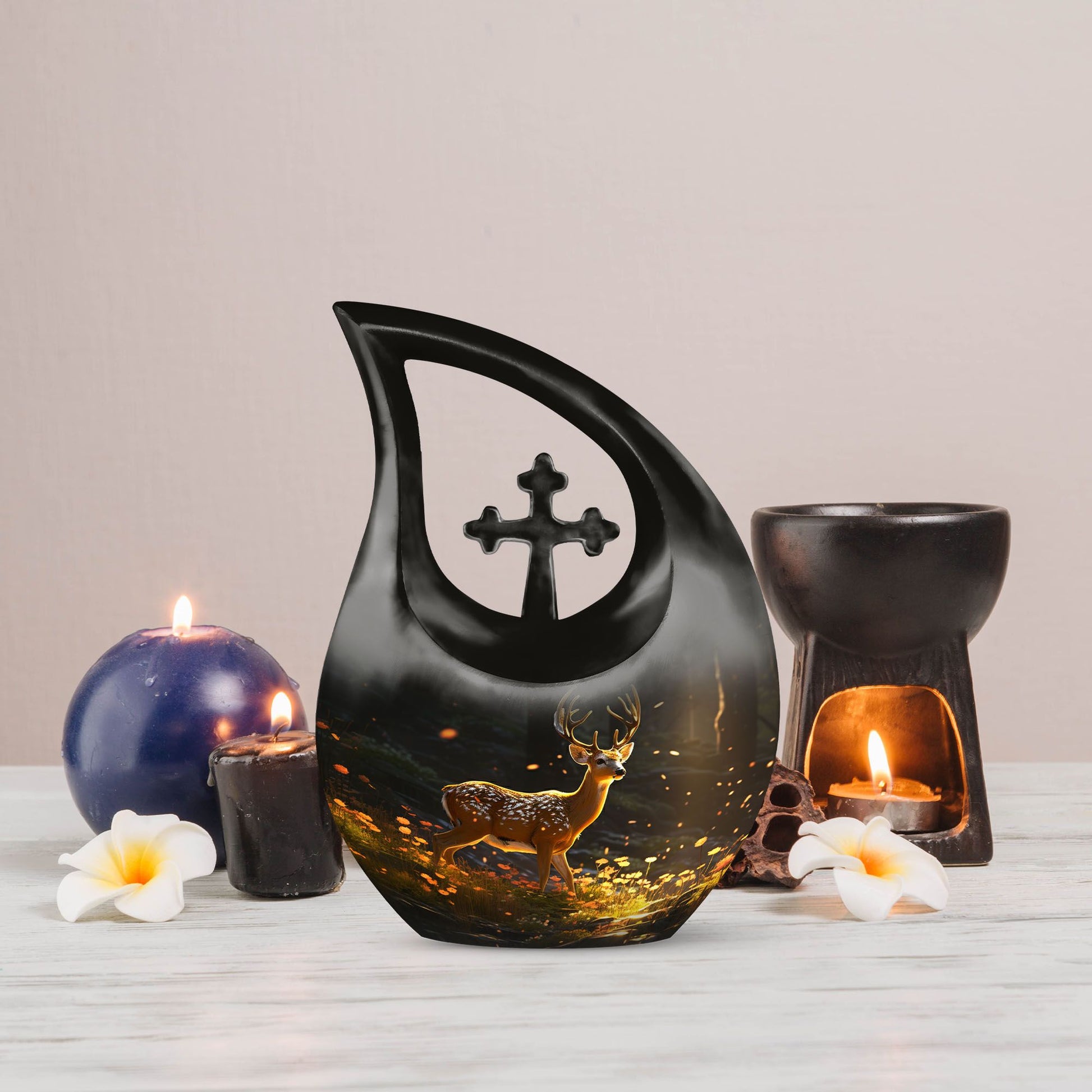 Deer Themed Biodegradable Urn