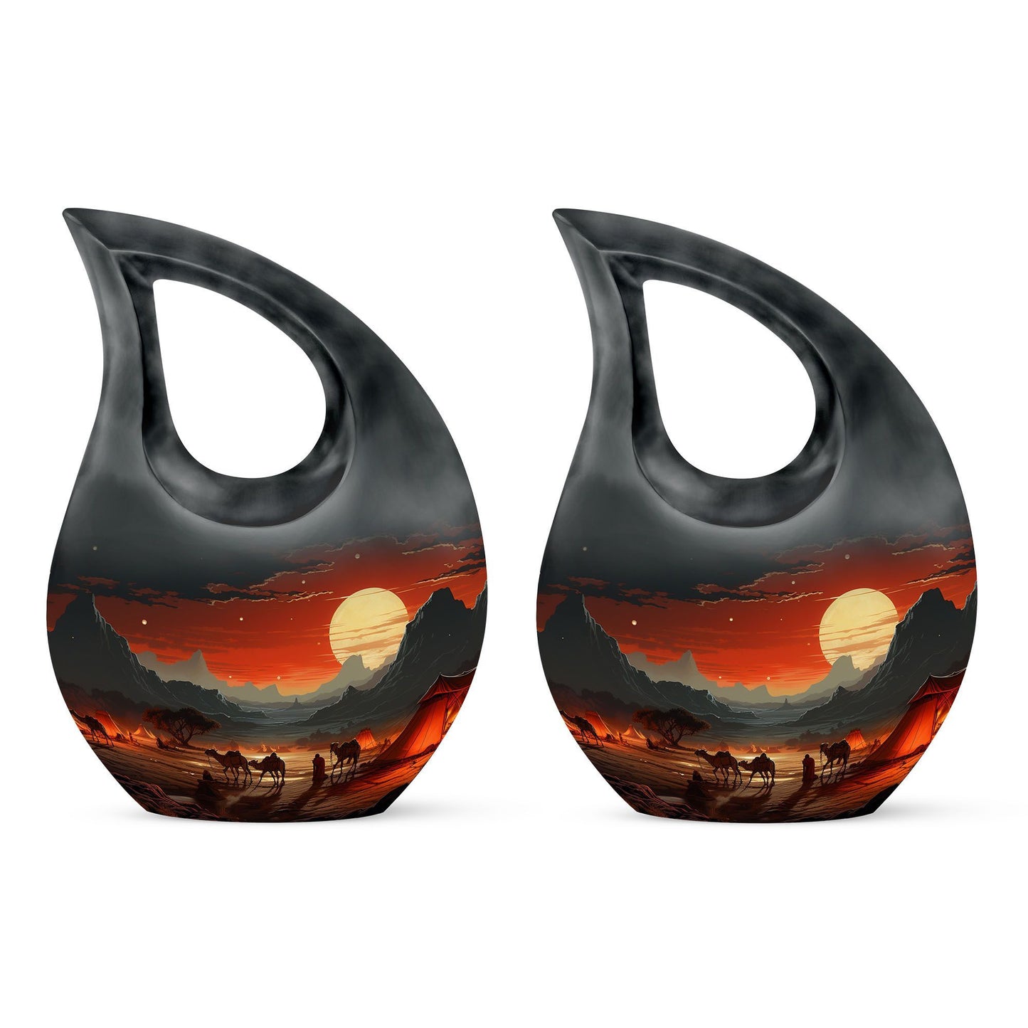 Camel themed urn for human ashes