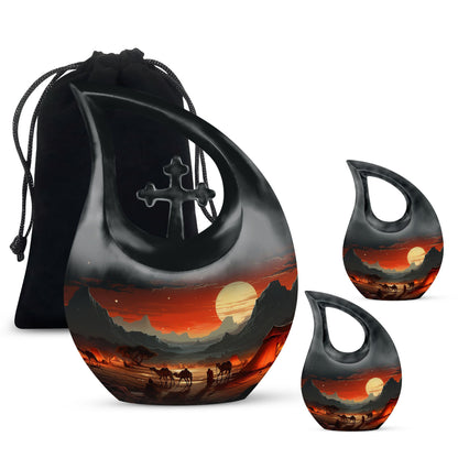 Camel themed urn for human ashes