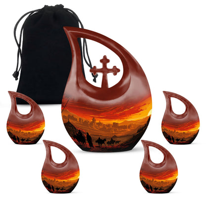 camel-themed urn