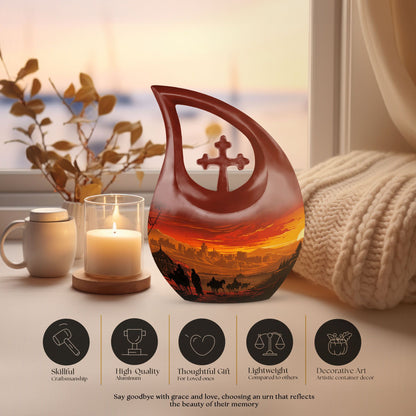 camel-themed urn
