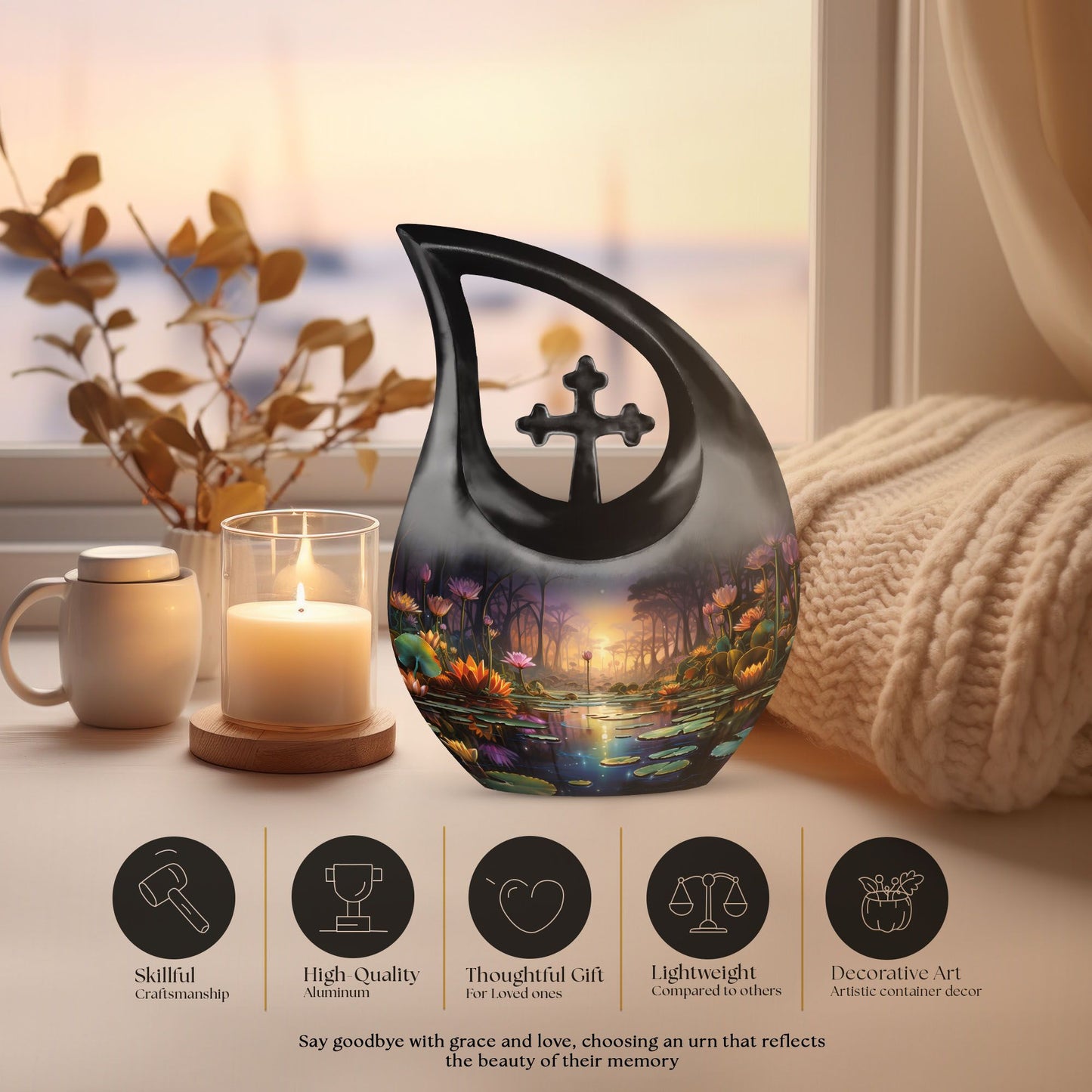 Wilderness Theme Personalized Urn