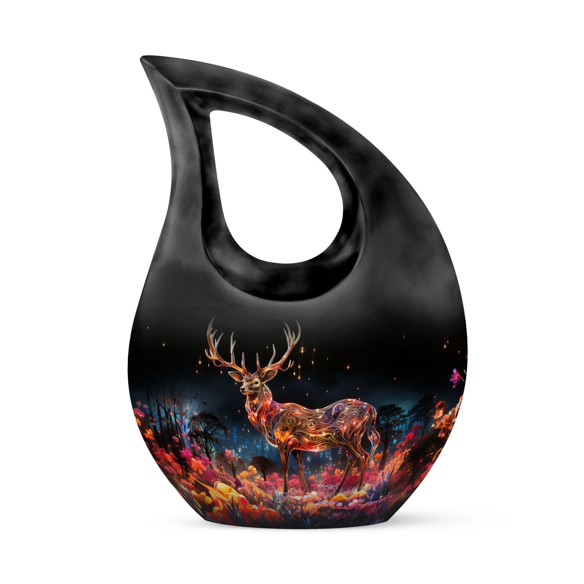  Cross Drop design Deer Urn