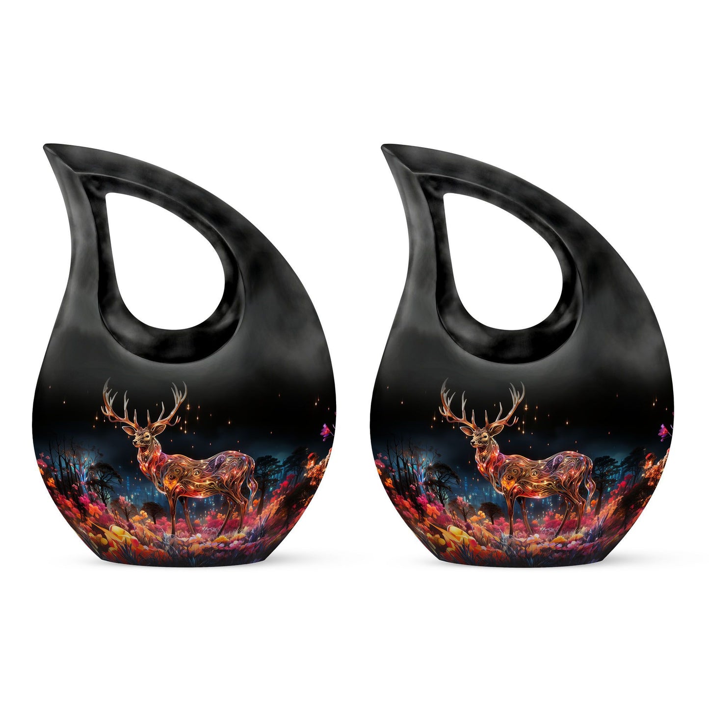  Cross Drop design Deer Urn