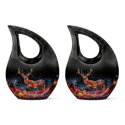  Cross Drop design Deer Urn