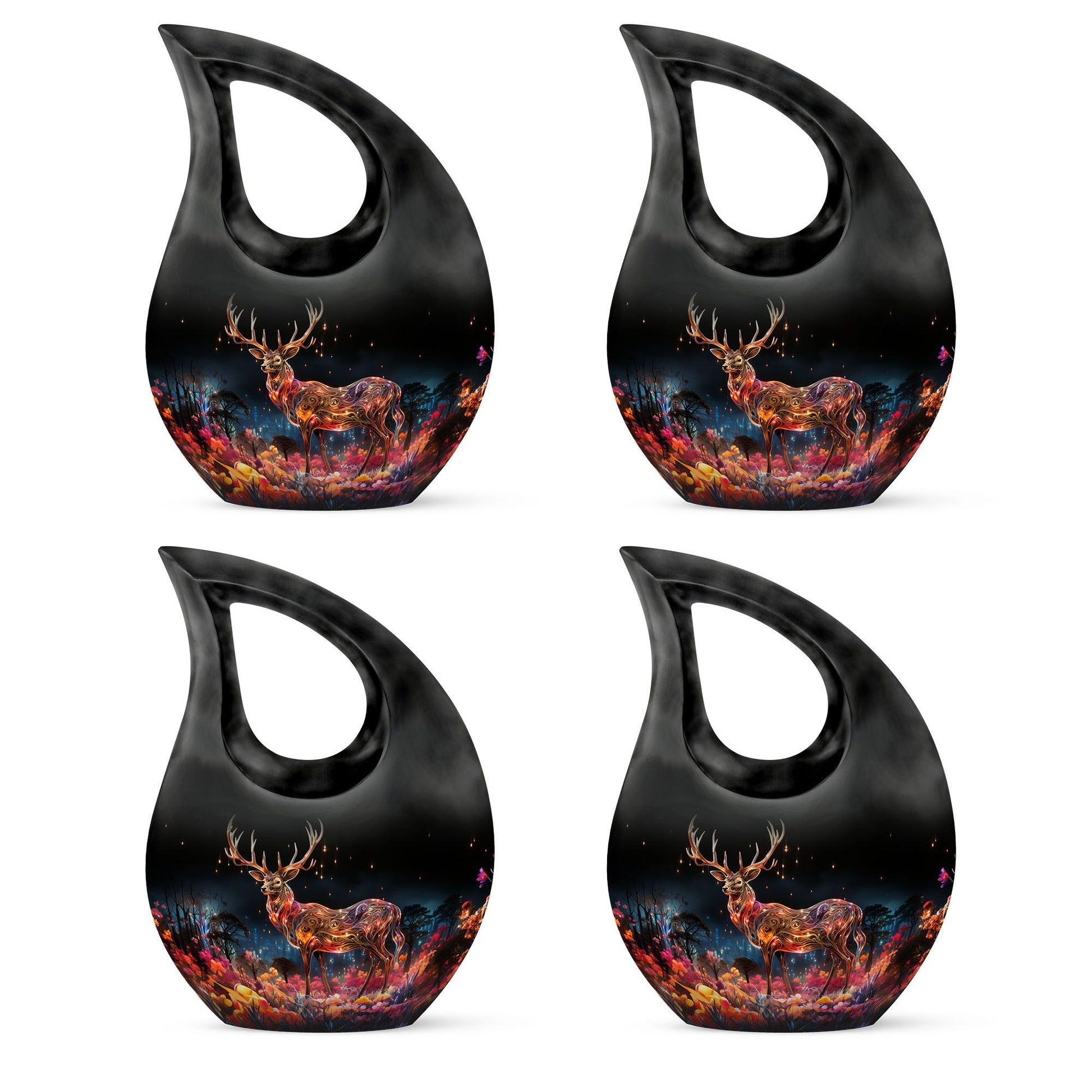  Cross Drop design Deer Urn