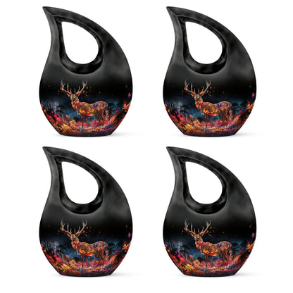  Cross Drop design Deer Urn