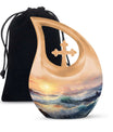 Ocean Sunset Cremation Urn For Mom – Beach Memorial Urns For Ashes