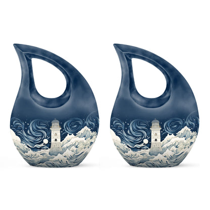 Large 10-inch Wilderness Urn in Cross Drop design 