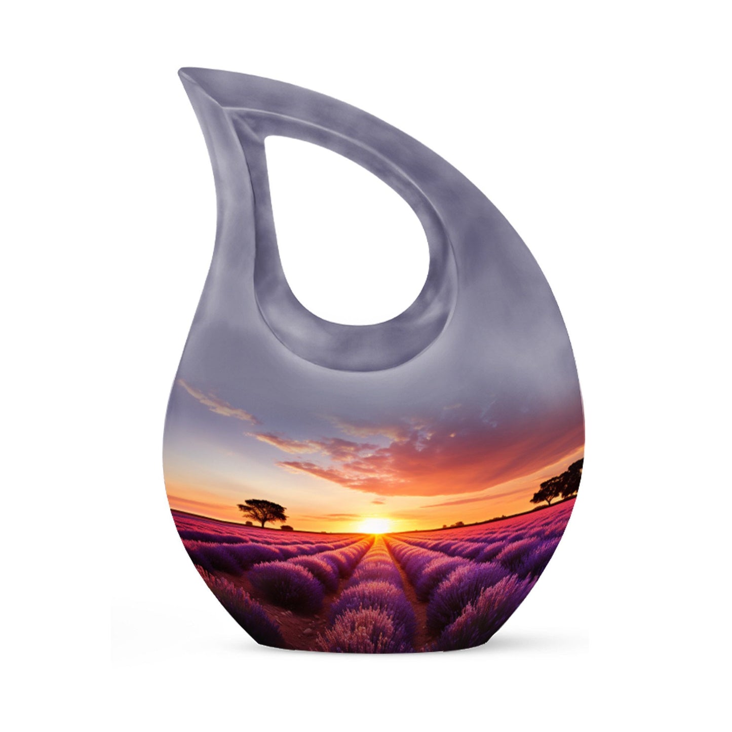 10-inch Wilderness Urn with Cross Drop design