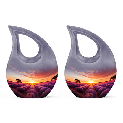 10-inch Wilderness Urn with Cross Drop design