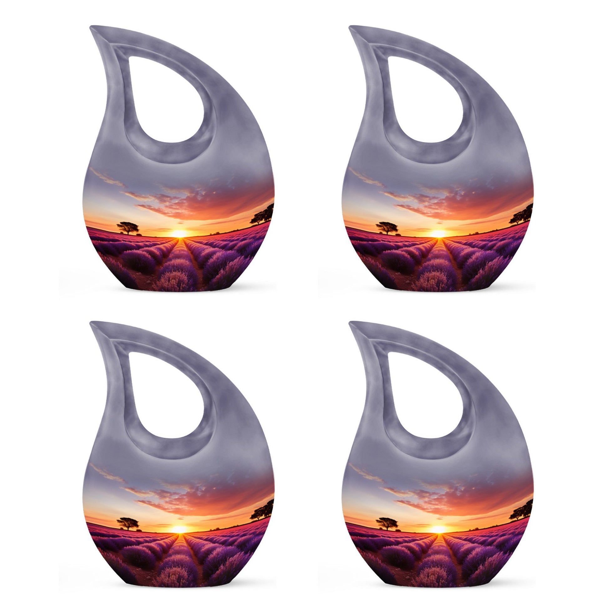10-inch Wilderness Urn with Cross Drop design