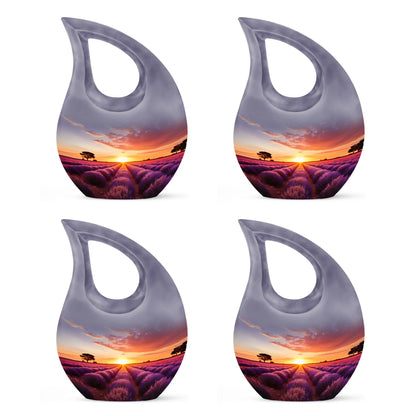 10-inch Wilderness Urn with Cross Drop design