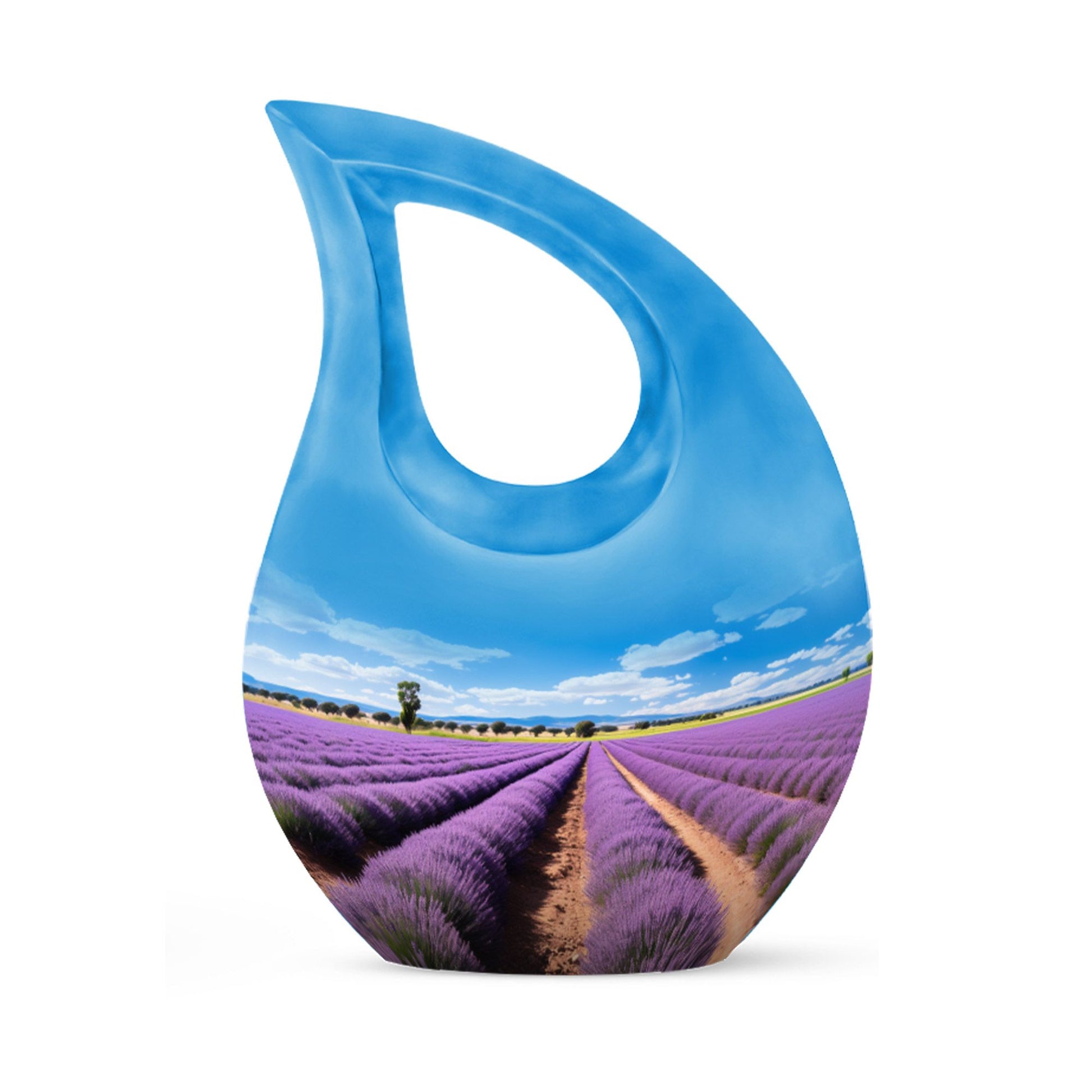 10-inch Wilderness Urn with Cross Drop