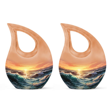 Small Urn Set of 2 -3