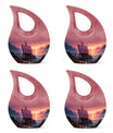 10-inch Wilderness urn with Cross Drop design, 