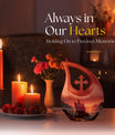 10-inch Wilderness urn with Cross Drop design, 
