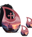 10-inch Wilderness urn with Cross Drop design, 