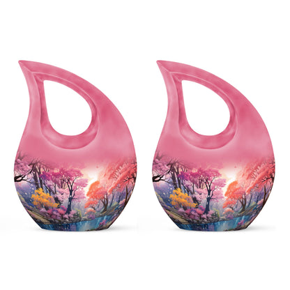 10-inch Wilderness Urn with Cross Drop design, 