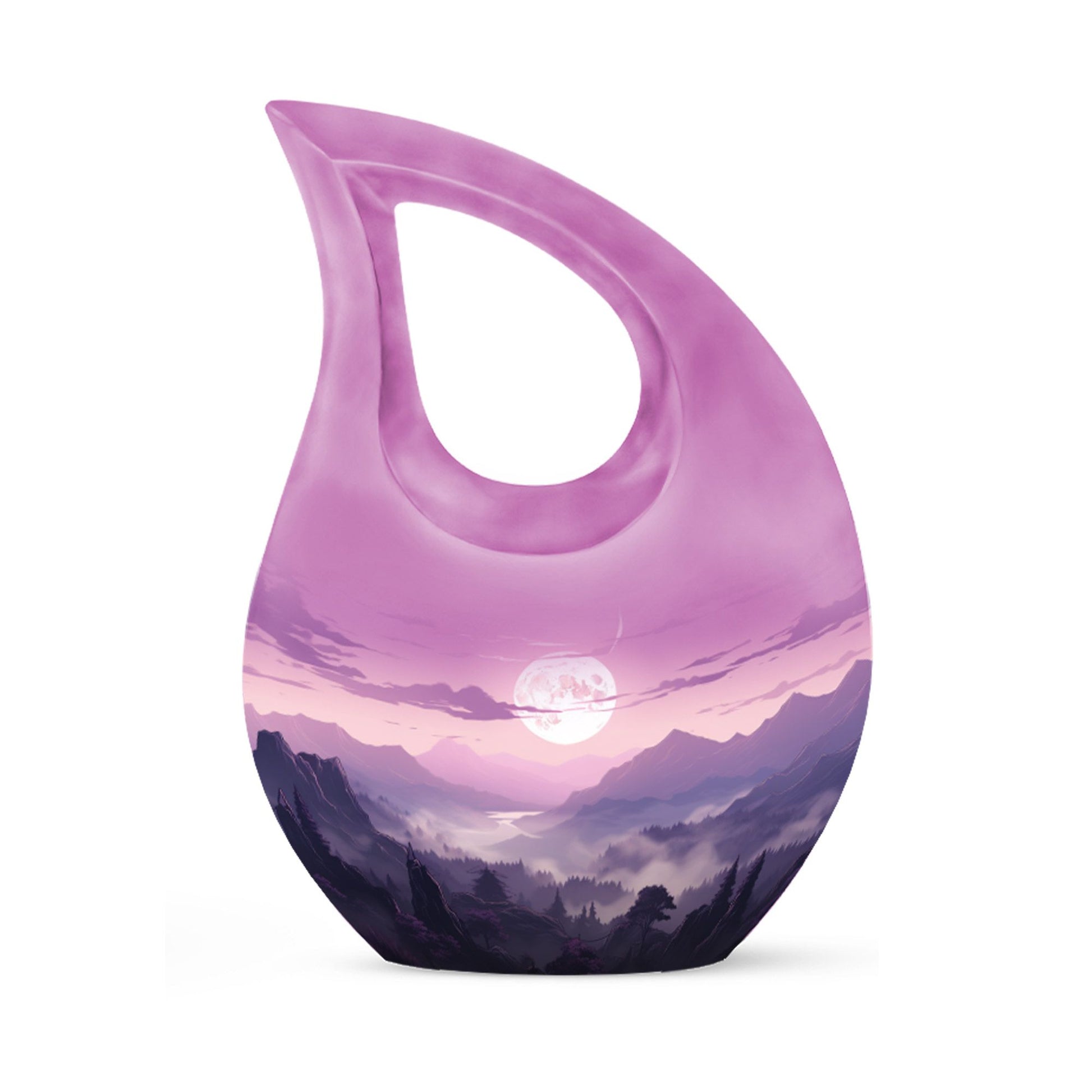 10-inch Wilderness Urn with Cross Drop Design, 
