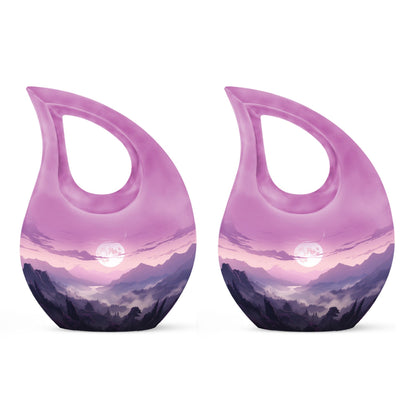 10-inch Wilderness Urn with Cross Drop Design, 