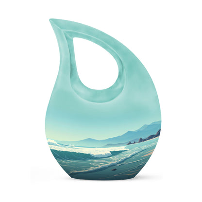 10-inch Wilderness Urn, Cross Drop design,